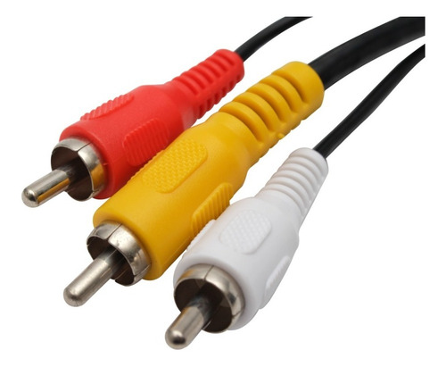 Cable Audio Y Video 3 Rca A 3 Rca 1,83 Mts