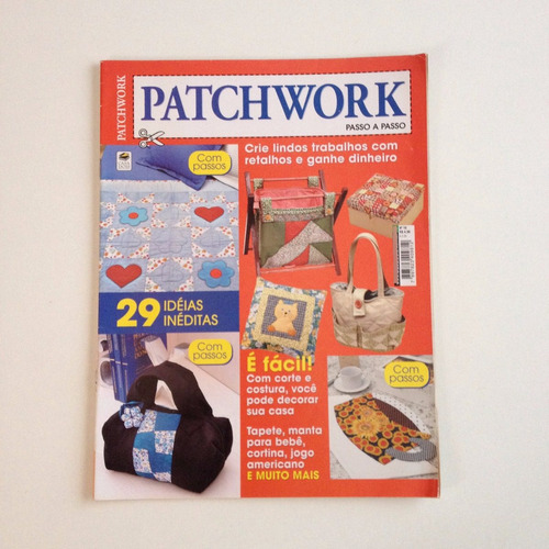 Revista Patchwork Tapete Manta Para Bebê Cortina  N°10 Cc354