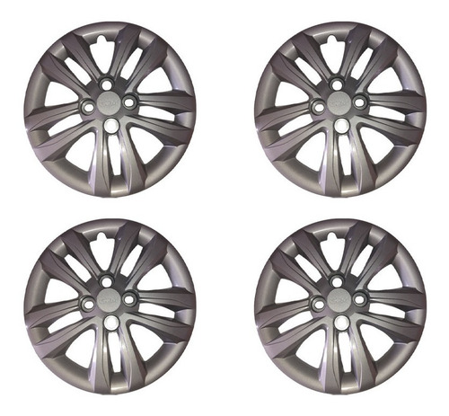 Imagem 1 de 3 de 4 Calota Centro Roda Hyundai Hb20 Hatch Sedan Aro 14 2016/18