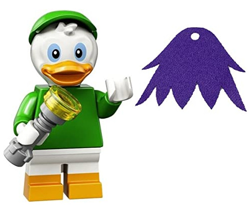 Minifigura De Lego Disney Series 2: Louie Con Lego Morado Ex