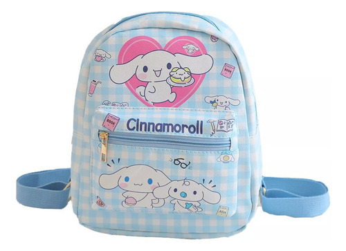 Mini Mochila De Nylon, Gran Capacidad Con Cinnamoroll