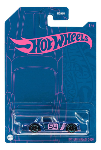 Hot Wheels Pearl And Chrome  Vehículo Datsun Fairlady