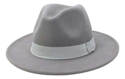 Elegante Sombrero Fedora Unisex For Iglesia, Cinturón De In