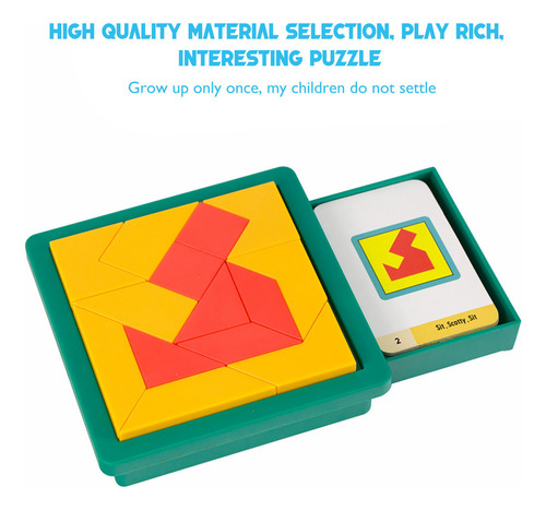 Juego Educativo Para Niños Innovador Puzzle Block Geome