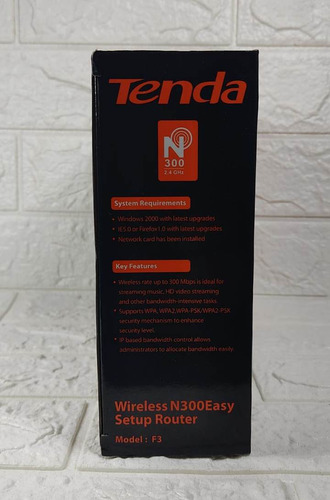 Router Tenda F3 N300 Blanco 110v/220v