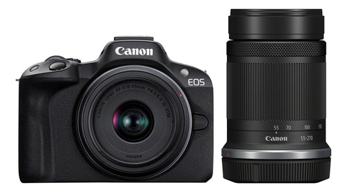 Cámara Mirrorless Canon Eos R50 C/rf-s18-45+rfs55-210 Is Stm