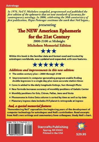 The New American Ephemeris For The 21st Century At Midnig...