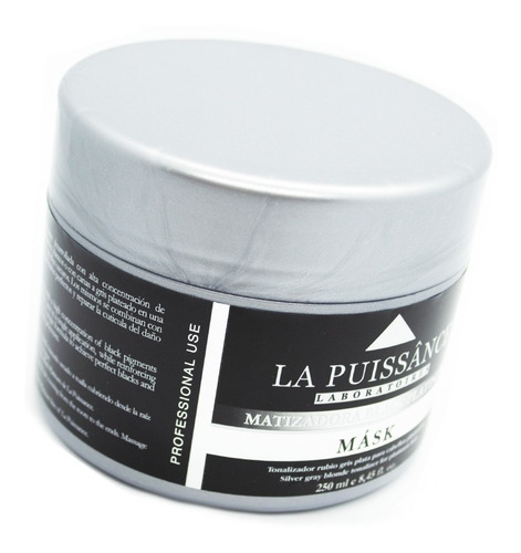 La Puissance Matizador Black Máscara Rubio Gris 250ml 3c