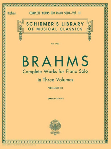 Complete Works For Piano Solo - Vol3