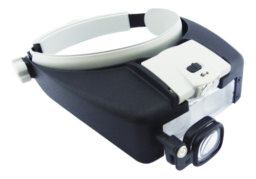 Visera Con Luz Led Y 2 Lentes Marca Head Mountell