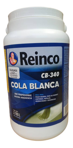 Cola Blanca Cuarto 1/4 Reinco Pega Blanca