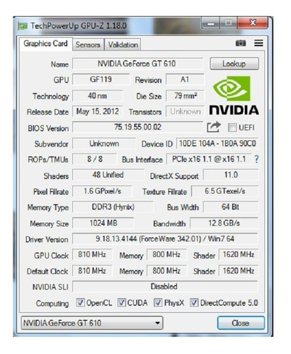Imagen 2 de 3 de Cpu Amd, Iix2 , 2.80ghz, Video Gt610 Directx 11, 2 Ram Ddr3.