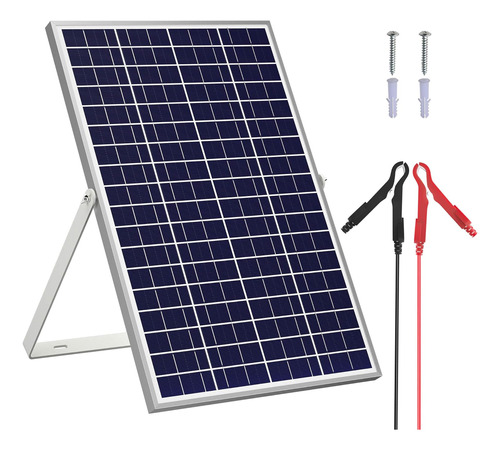 Panel Solar De 30w/24v, Cargador Solar Trickle, Cargado...