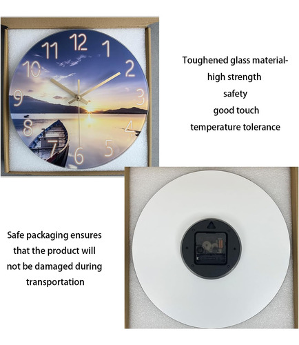 Relojes De La Pared Del Atardecer De Constante Para El Dormi