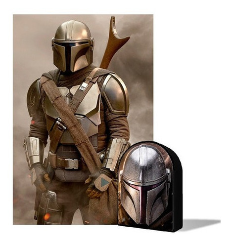 Puzzle Rompecabezas 3d Star Wars Mandalorian 300 Pzs En Lata