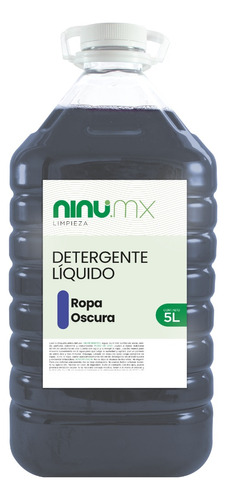 Jabon Liquido Para Ropa Oscura Ninu 5 L Detergente Liquido 