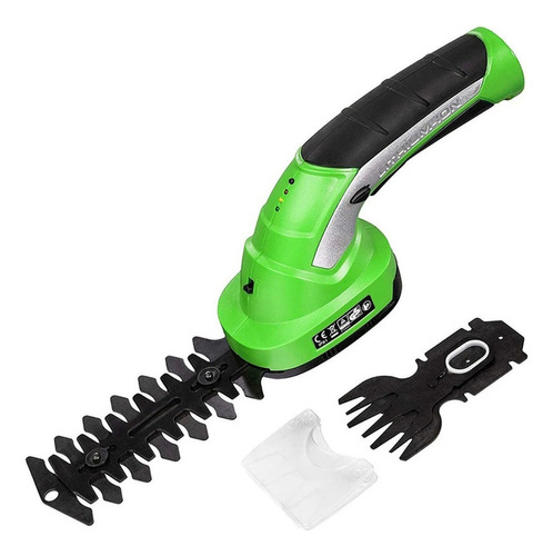 2-in-1 Cordless Grass Shears, Hedge Trimmer . .