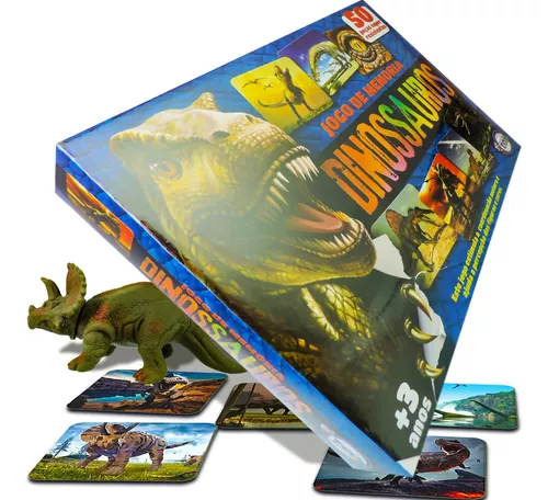 Jogo De Memória Dinossauros 50 Peças Toia - 12161