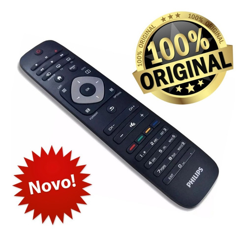 Imagem 1 de 7 de Controle Remoto Tv Philips Smart Todos Modelos Original Novo