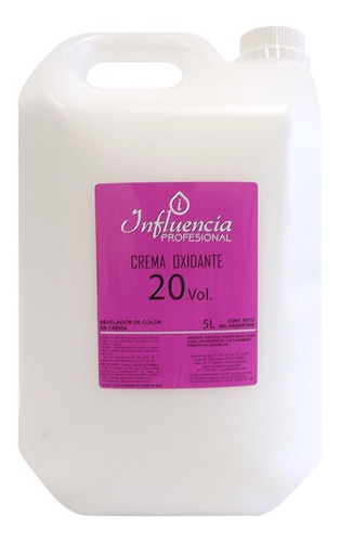 Crema Oxidante 20 Vol X 5 Litros Influencia Coalix
