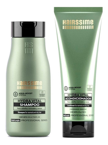 Shampoo Y Acondicionador Hairssime Hydra Vital Hairlogic