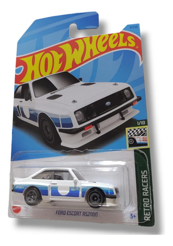 Ford Escort Rs2000 Retro Racers Mattel Hotwheels 1/64 