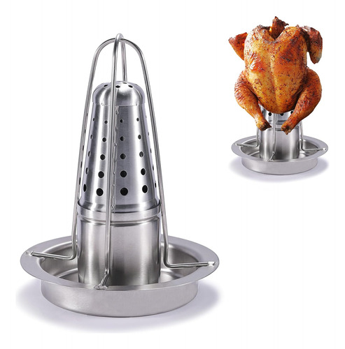 Amozo Soporte Para Asador De Pollo De Acero Inoxidable, Tost