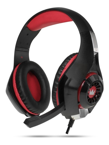 Auriculares Juego Gamer Con Micrófono Cmgh101t Headset Color Negro