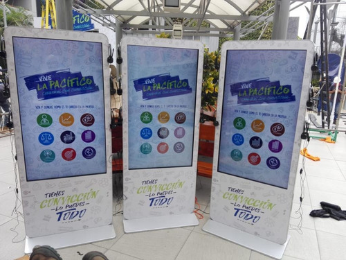 Alquiler Pantallas Interactivas Touch Totems Led Monitores