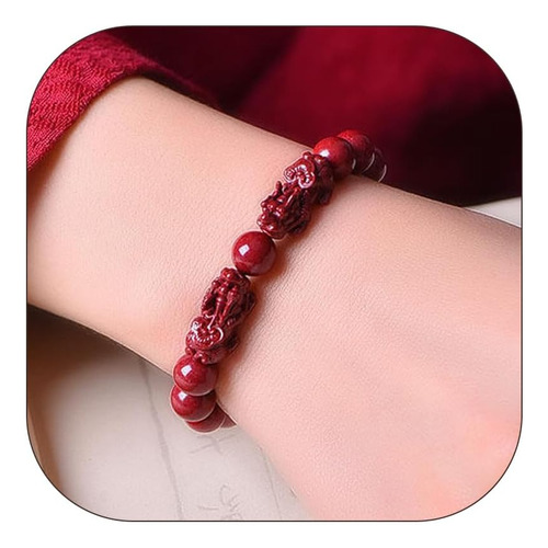 Feng Shui Cinabrio Pulsera Pi Xiu Buena Suerte Riqueza Pulse