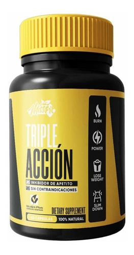 Quemador Triple Accion 60 Capsulas Plan 30 Dias