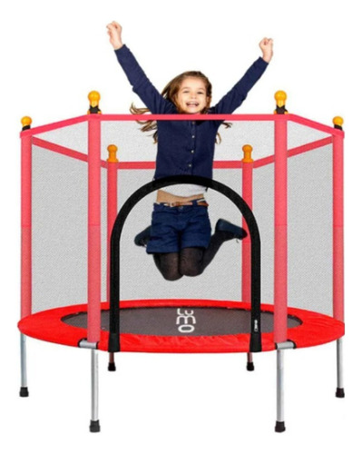 Trampolin Brincolin Para Niños Incluye Pelotas De Plástico Negro Negro