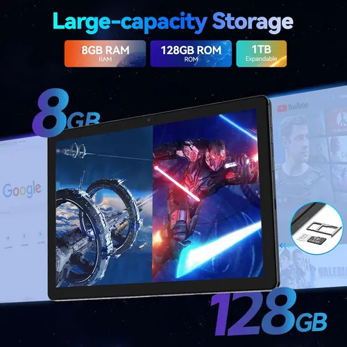 La Última Tablet Android 12 Con Celular 4g Lte, 8 Gb De Ram,