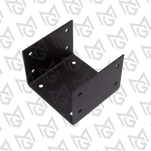 Base Atornillable 4x4 Metal Tiradores Madera
