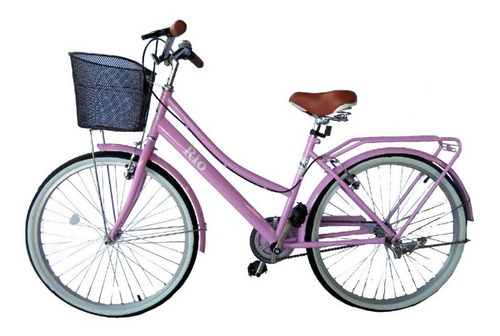 Bicicleta Dama Citybike Modelo Rio/ Rodado 26 X 1.75/canasto