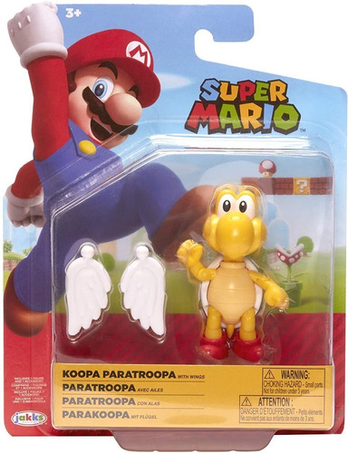 Super Mario Figura Articulada Koopa Troopa Jakks Original