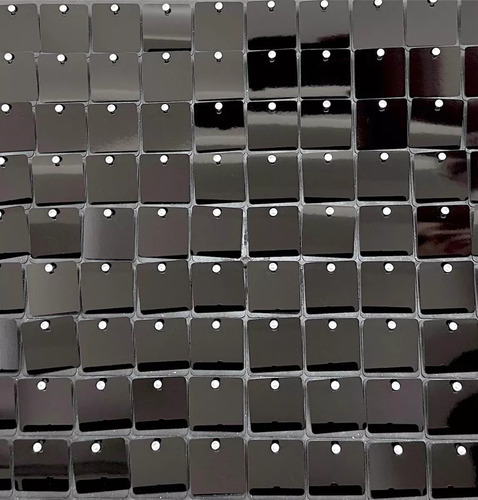 Shimmer Wall 4d Panel Pared Cortina 30x30 Cm Negro X 10 Un