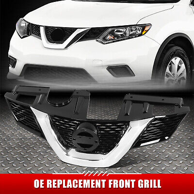 For 15-16 Nissan Rogue Oe Style Chrome Molding Black Ins Oad