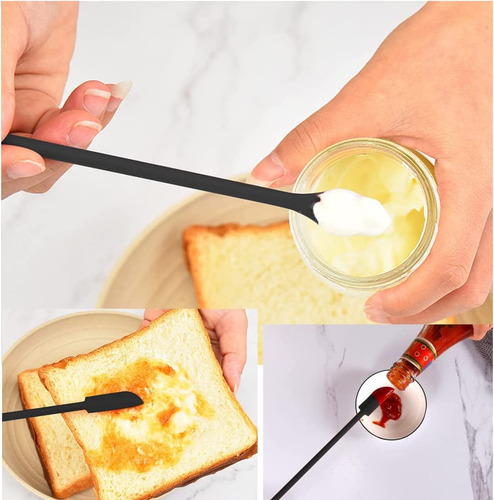 3 Piezas Juego De Mini Espátulas De Maquillaje De Silicona P