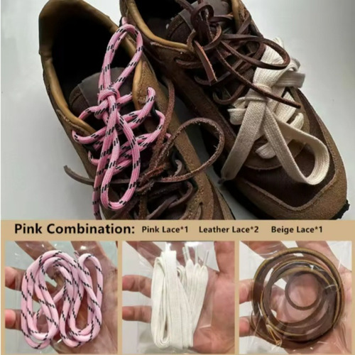 Juego De 4 Cordones Planos Redondos Para Bricolaje, Retro De