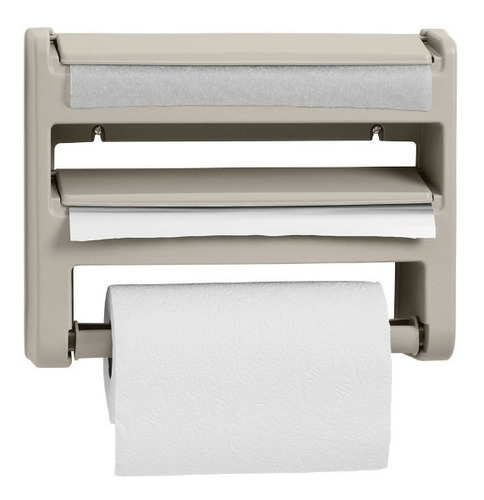 Portarrollo De Papel Triple Porta Rollo Beige Especias