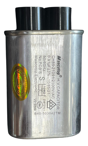 Capacitor De Microondas 0,91 Uf - Calidad A1
