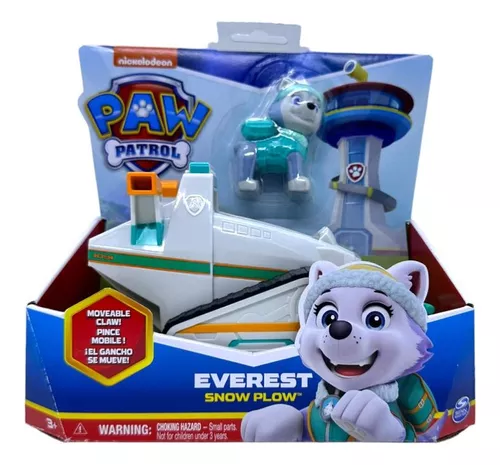 Paw Patrol Auto Mediano C/figura -everest Snow Plow-original