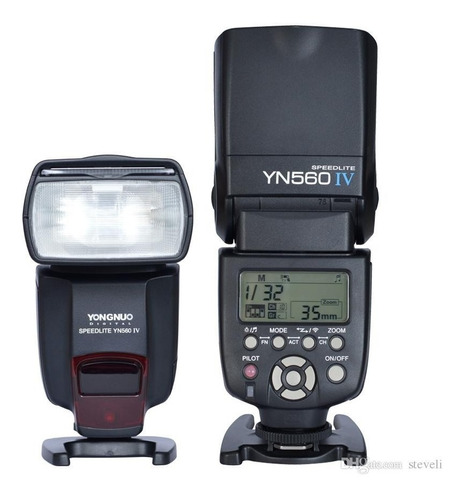 Flash Yongnuo Yn 560 Iv Para Canon E Nikon -  Versão 2018 V4