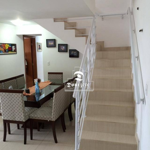 Imagem 3 de 25 de Cobertura Com 3 Dormitórios À Venda, 160 M² Por R$ 959.000,00 - Campestre - Santo André/sp - Co11716