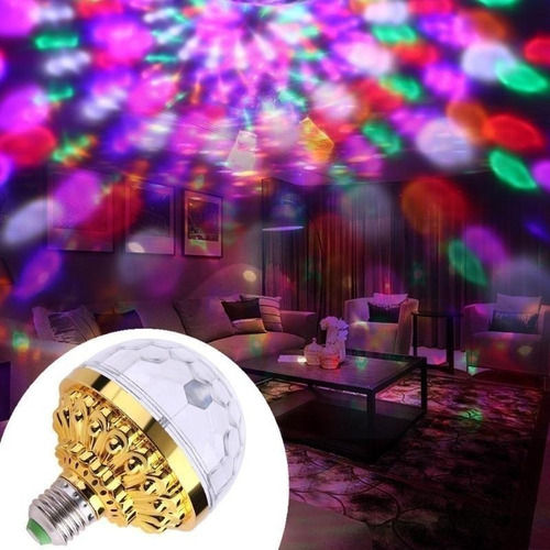 . Lazhu Cristal Magic Ball Rgb Led Stage Disco Lamp