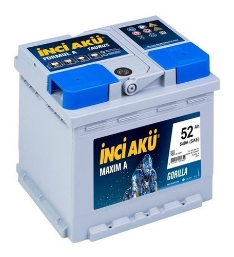 Inci Akü La Mejor Batería  12v 90amp (52ah), Gtia 24 Meses