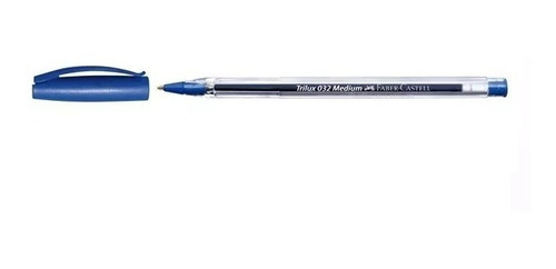 Boligrafo Faber Castell Trilux 1mm 032 Azul Pack X 10 Unid