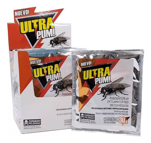 Ultra Pum Mosquicida Granulado Caja X 18 Unidades De 30gr 