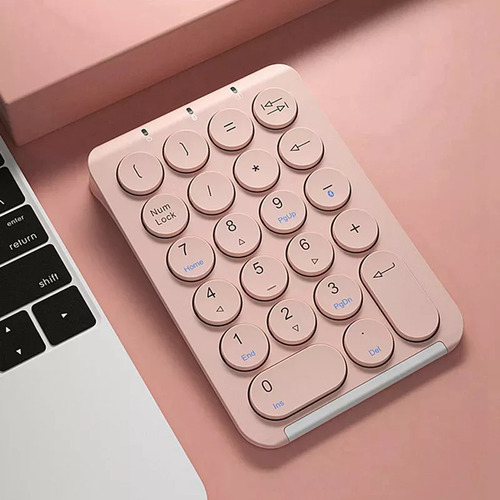 Teclado Numérico Inalámbrico Teclado Numérico Teclas Redonda